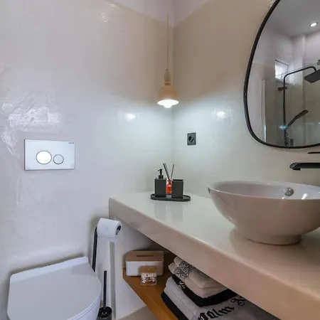 With Sea View In Archangelos, 25 M², 2 Guests * Αρχάγγελος
